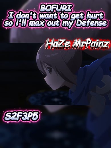 BOFURI: I don't want to get hurt so i'll max out my Defense Staffel 2 Folge 3 Part 5 #Anime #viral #skills #game #gaming #vr #defense #animefyp #animefan #animelover #animeedits #animeart #animeboy #animegirl #friend #fyp #foryoupage #deutsch #japan