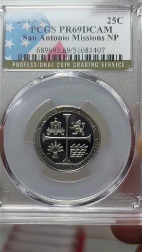 San Antonio Missions National Historical Park Quarter 2019 #PCGSCoin #NationalParkQuarters