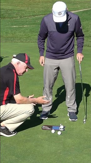 How to properly use a putting mirror #golf #putting #golfswing #puttingdrills