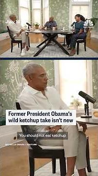 Former President Obama's wild ketchup take isn't new