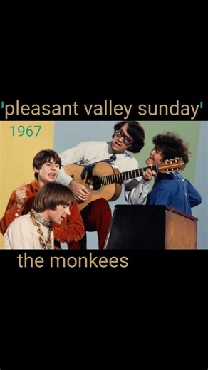 "Pleasant Valley Sunday" 1967 The Monkees #Sunday60s #monkees #1967