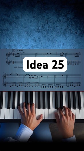 Idea 25 on the piano 💔