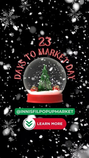 Innisfil Pop-Up Market | Simcoe County on Instagram: "🎅 23 days until the Winter Wonders Market! Get ahead on your holiday shopping, enjoy delicious local treats and make memories with Santa (12–3 PM both days). 📸 Santa photos available ⛸️ Public skating 3–4:20 PM both days — all right inside the Stroud Community Centre! 🔥 FREE pyrography workshop Sunday, 11 AM–3 PM 📍 Stroud Community Centre Banquet Hall Sat Dec 6 & Sun Dec 7, 10 AM–4 PM 🎟 Entry free with 