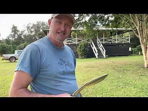 Great Gurkha Khukuri cutting test!