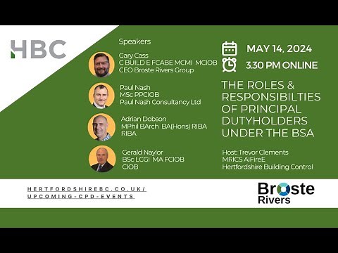 Principal Dutyholders under the BSA