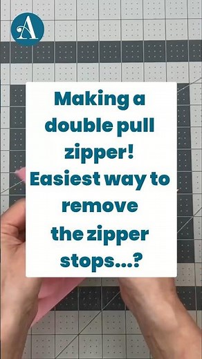 Easiest Way to Remove Zipper Stops!