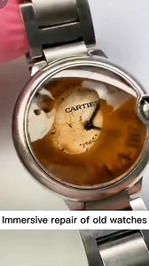 Cartier Ballon Bleu Watch Restoration. Credits to @tapabqvz63d (tiktok) #Watch #watchrestoration #WatchLover #watchcleaning #CartierRestoration #WatchMaintenance #WatchRepair #VintageWatches #Cartier | The Watch Care Company