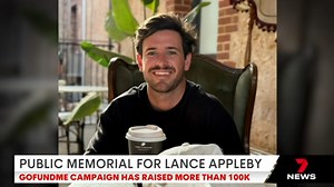 A public memorial service will be held on Monday to honour the life of Lance Appleby, the Steaky Bay surfer who was taken by a great white off Granites Beach. Download the 7NEWS app: https://7news.link/7NEWSapp #GranitesBeach #7NEWS | 7NEWS Adelaide