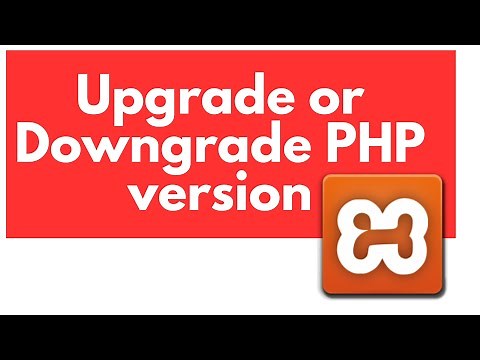 How to Upgrade or Downgrade PHP version in Xampp