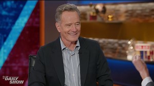 Actor Bryan Cranston shares his method for embodying an unhinged movie mogul on "The Studio" | The Daily Show