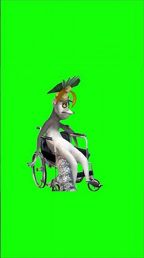 King Julien saying "Mauricio I Can't Move It Move It Anymore" meme - Green Screen