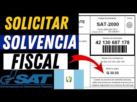 🧾Cómo Solicitar SOLVENCIA FISCAL SAT y Generar la Boleta de Pago en Declaraguate en Línea💸