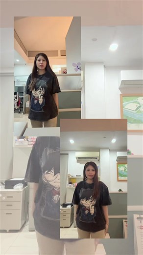 For the certified Conan fans 🖤 Oversized shirt drop na — bili na kayo! 🔎🔎