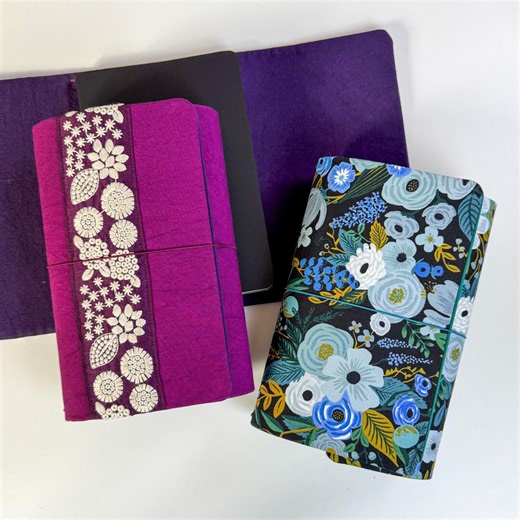 DIY Fabric Journal Cover Insert: Make Your Own Cover for Your Journal Collection, Embroidered, Cross Stitched, Sashiko, or Quilted - Etsy