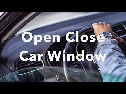 Open Close Car Window Sound Effect