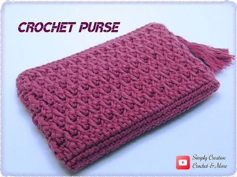 Crochet Purse | Alpine or Bead Stitch