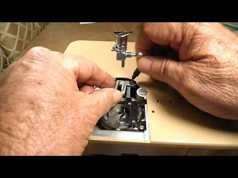 SINGER MODEL 404 RESTORE SERIES Pt. 27 INSTALL BOBBIN AREA PARTS Models 401A, 403A, 404, 500A, 503A
