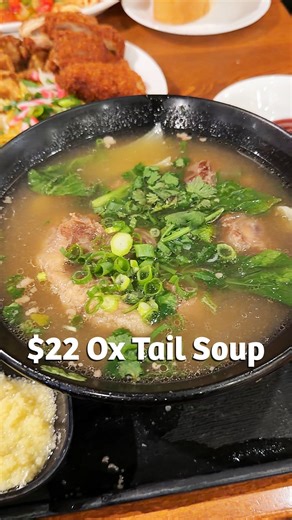 21K views · 318 reactions | Should’ve invested in some ox tails, I think that went up almost as much as gold  And nothing worse than paying that premium price for those tiny ass pieces of oxtail too  My friend @koreankanaka told me to check out @tanakasaimin for ox tail soup and not only cause it was only $22 but the they also gave some fat pieces too 勞 Soup was good, meat was tender. Definitely worth checking out 酪 | Tommy Eats | Facebook