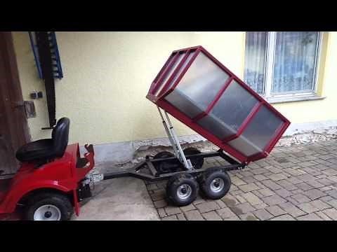Anhänger für Rasentraktor DIY - 1