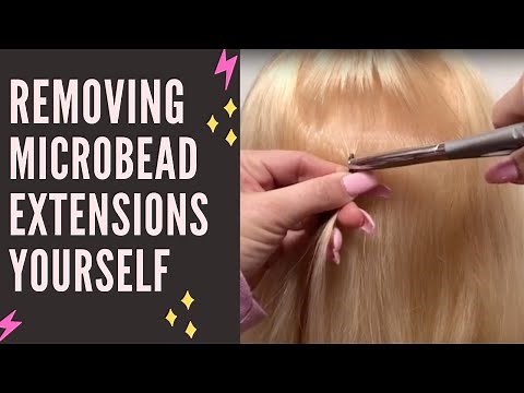 How to remove Microbead extensions yourself