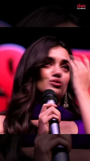 🥺 Bhagyashri Borse Cried On Stage at LENIN - Success Press Meet | Divo Tollywood