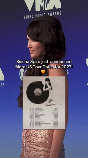 Amex presale begins today! 🧡 #siennaspiro #concert #siennaspirolive #tour #2027 @SIENNA SPIRO