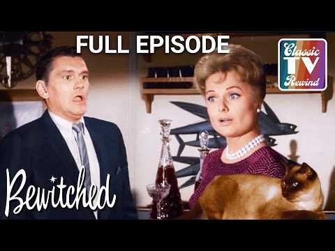 The Cat's Meow | Bewitched | FULL EPISODE | S1E18 | Classic TV Rewind