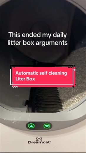 The automatic cat box cleaner with a automatic deodoriser! No more scooping poop! Best thing I bought on TikTok shop! #catlover #catbox #catmom #automaticlitterbox #selfcleaninglitterbox