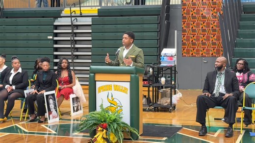 🖤💚💛 Black History Assembly: A Legacy in Motion — February 27 💛💚🖤 Spring Valley Student Government hosted a powerful and inspiring Black History Assembly titled “Legacy in Motion.” This meaningful program honored the extraordinary achievements and contributions of African Americans while reminding our Viking community that Black history is American history — and that each of us has a role in shaping the future. From stepping and powerful poetry to uplifting musical performances, our student