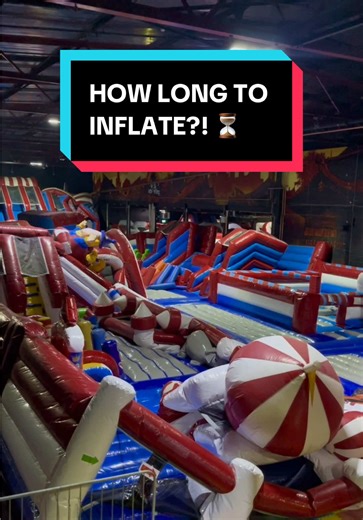 How Long Does It Take to Inflate an Inflatable Park?
