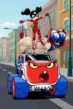 Paris Devient Fou ! 🇫🇷 Camionette Explore la France (Animation Virale