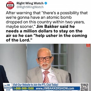 MAGA TV Preacher and ex-prison Grifter Jim Baker needs a million dollars to stay on the air! | The Resistance