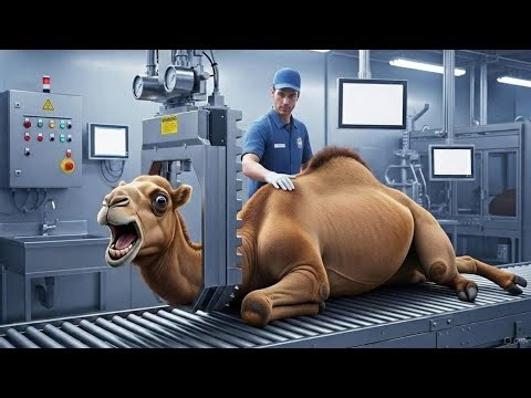 Inside Mega Camel Meat Factory – How Camel Meat Are Processed and Shipped Worldwide (Full Process)