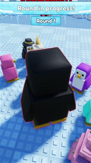 Juggernaut vs Penguin Fails in Penguin Knockout #roblox #penguinknockout