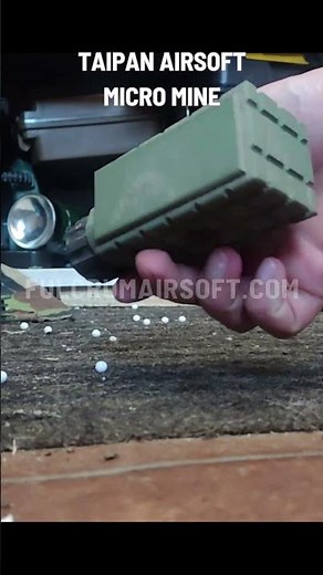 TINY Airsoft Land Mine Makes A BIG Bang (Meteorite Taipan Airsoft Land Mine)
