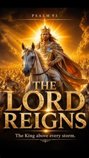 The Lord Reigns | Psalm 93 (Official Lyric Video) #Jesus #faith #psalms