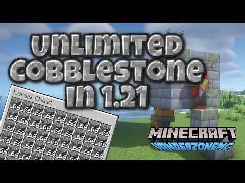 🪨⛏️Easy Unlimited Cobblestone Generator in 1.21 Minecraft Java #minecraft #survival
