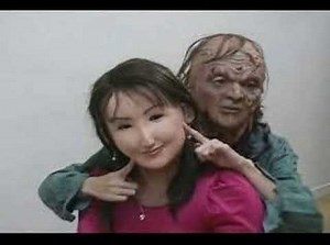 Halloween mask & female mask