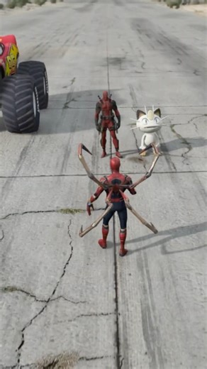 Spider-Man vs. Deadpool: The Pet Team Battle - Which Team Will Win? #shorts #gta5 #spiderman