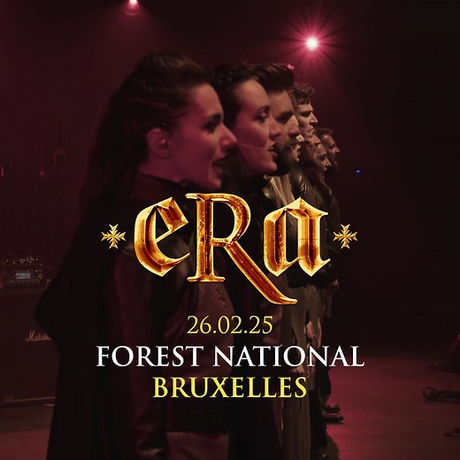 ERA, The Live Experience ⚔️ Le groupe mythique est de retour en Belgique le mercredi 26 février 2025 à Forest National avec un live moderne et puissant. Prenez vos places ! | Live Nation Belgium