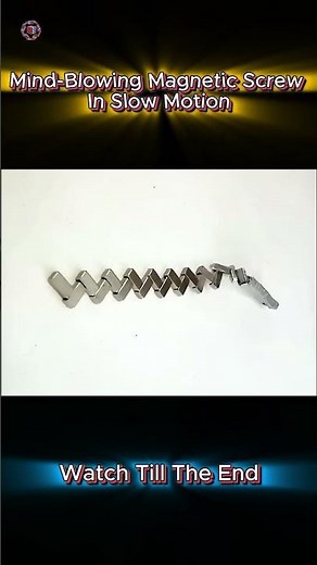 Mind-Blowing Magnetic Screw in Slow Motion – The Most Hypnotic Magnet Twist Ever!