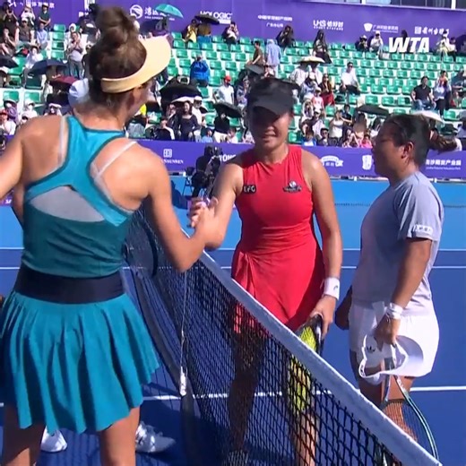 Katarzyna Piter/Janice Tjen win in Guangzhou! 👏 The pair come back to beat Chong/Liang 3-6, 6-3, 10-5 for the title 🏆 #GuangzhouOpen | WTA