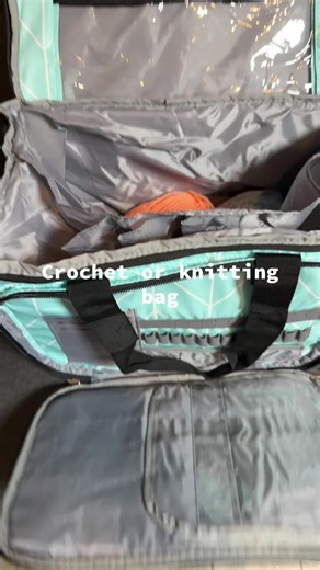 PAVILIA Knitting & Crochet Storage Bag — a portable organizer designed to keep hooks, yarn, and tools in one place. Multiple pockets, clear compartments, and a spacious main section make it easy to see everything without digging around. Ideal for taking projects on the go or keeping supplies neatly organized at home. Yarn not included. #TikTokShopCreatorPicks #CrochetBag #CraftRoomEssentials #YarnStorage #CreativeOrganization