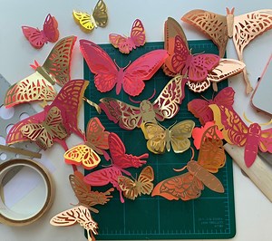 Papercraft: Butterflies and Moths Assortment - Etsy