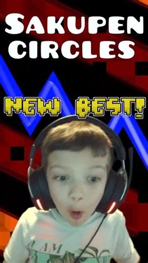 HARDEST SPAM IN GEOMETRY DASH (Sakupen Circles) #geometrydash #impossible #gd