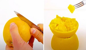 Easy Orange Peeling Hack