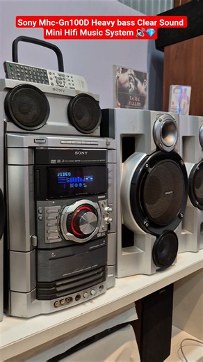 Sony Mhc-Gn100D #hifi #stereo #sony #hifisystem #hometheater #musicsystem #vintage #music #dj #bose