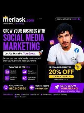 🚀 Grow Your Business Online with Meriask | Digital Marketing Services