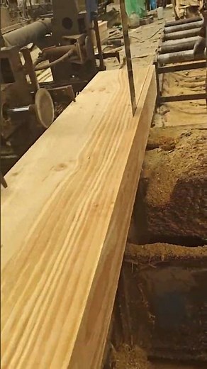 Cutting Wood for Pallet Making.