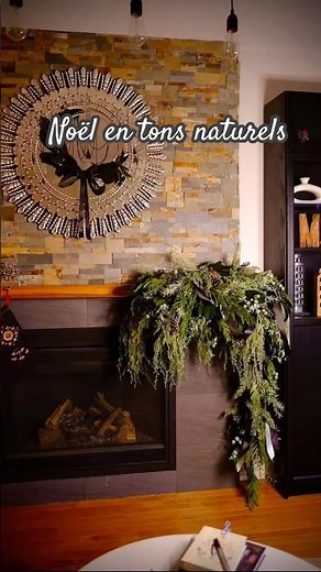 Cheminée de Noël Élégante en Sapin | Super Simple et Sophistiqué | Décor Monochrome